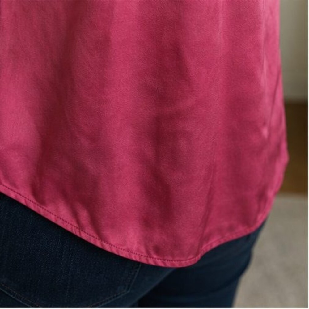 Blue Lace Trim Top - Picture 6 of 6